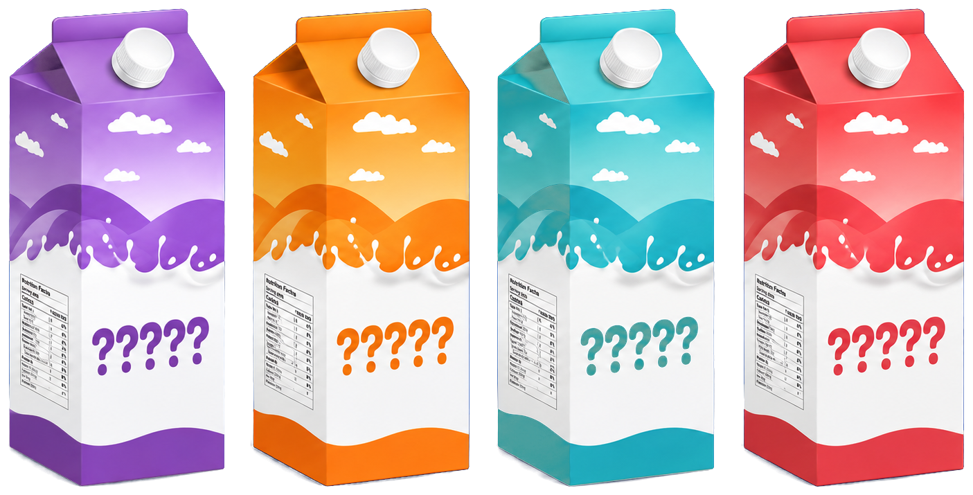 Plus four mystery milks